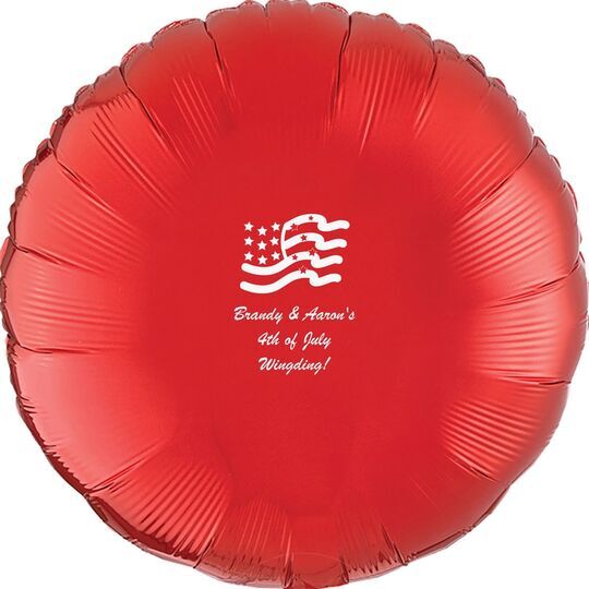 American Flag Mylar Balloons